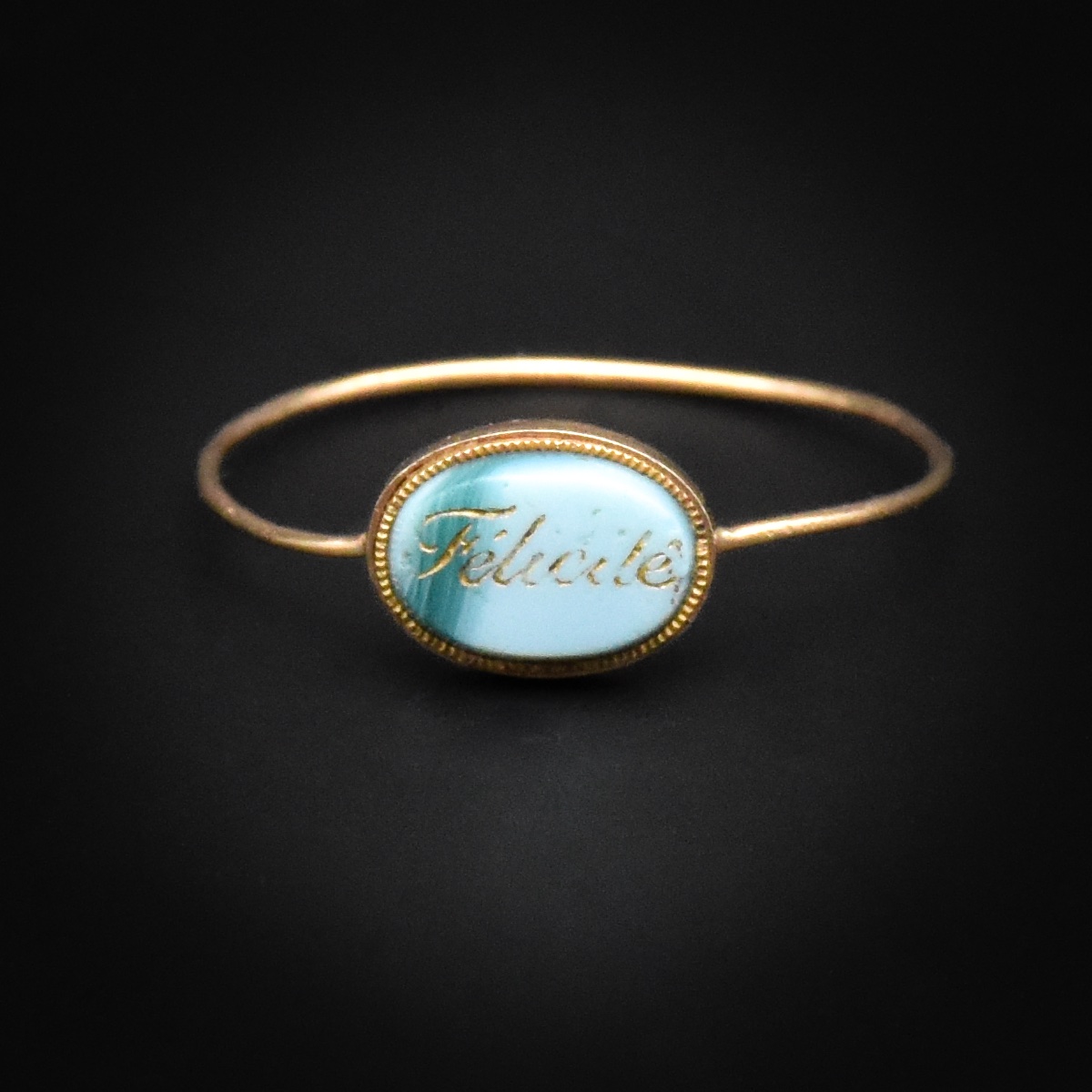 Bague de sentiment « Félicité » - Travail français, 1809-1819-photo-3