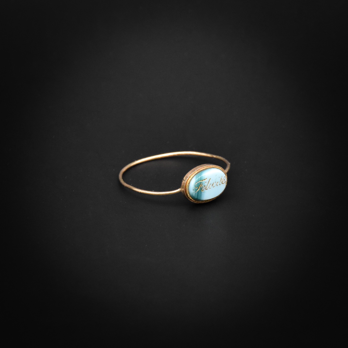 Bague de sentiment « Félicité » - Travail français, 1809-1819-photo-4