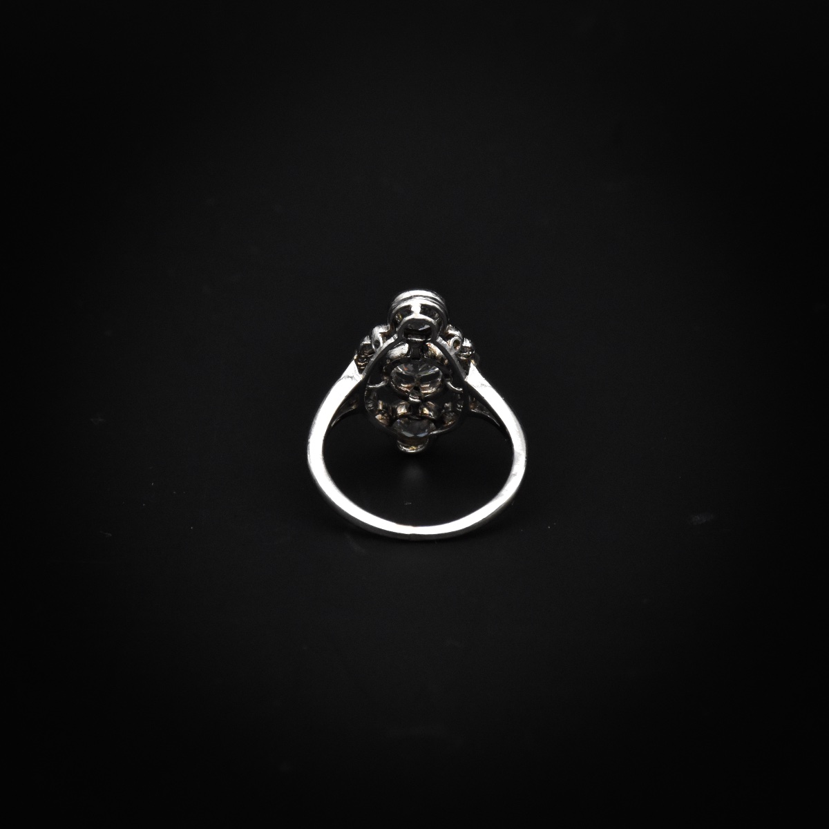 Platinum And Diamond Ring - Circa 1910-photo-2
