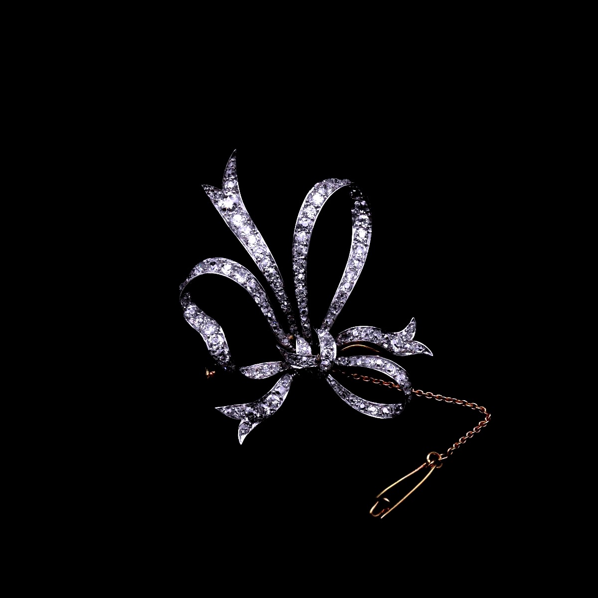 Brooch That Can Be Converted Into A Hair Ornament, Diamond Bow - Maison Noury, Circa 1890–1900-photo-2