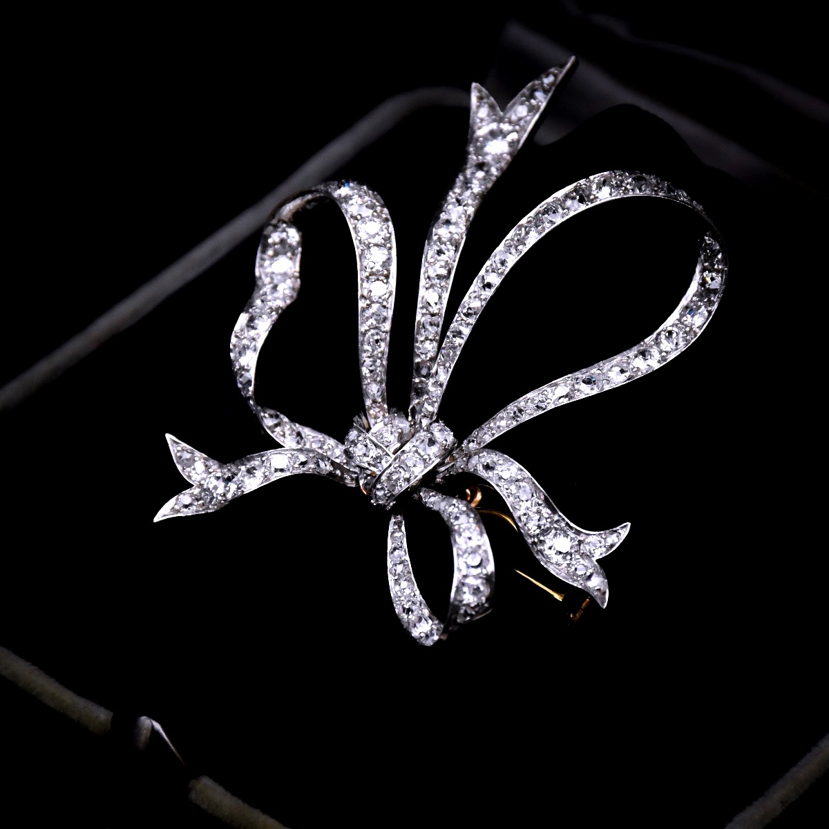 Brooch That Can Be Converted Into A Hair Ornament, Diamond Bow - Maison Noury, Circa 1890–1900-photo-2