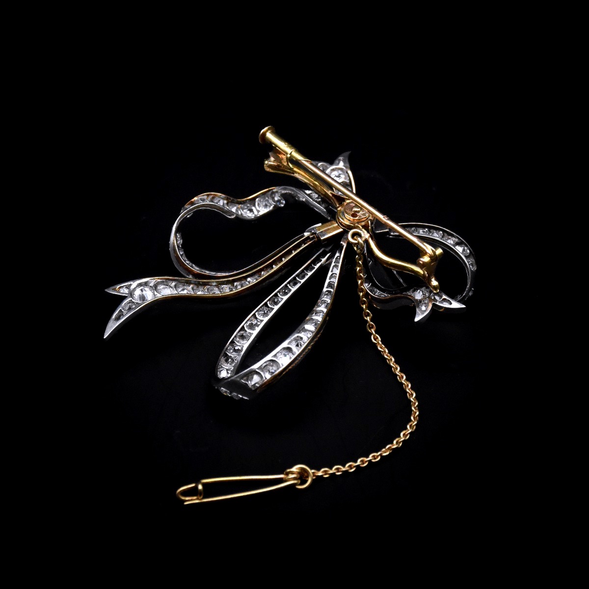 Brooch That Can Be Converted Into A Hair Ornament, Diamond Bow - Maison Noury, Circa 1890–1900-photo-3