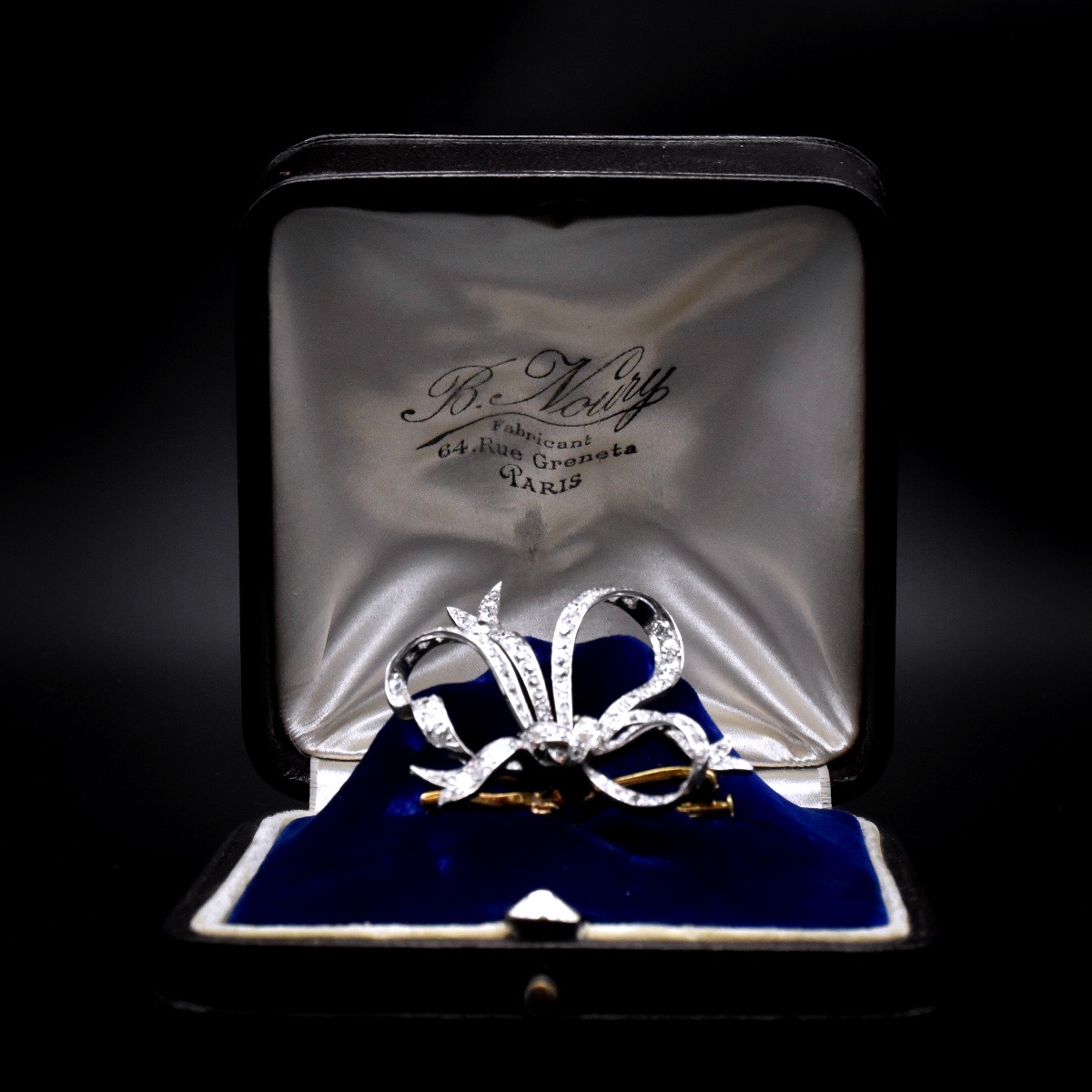 Brooch That Can Be Converted Into A Hair Ornament, Diamond Bow - Maison Noury, Circa 1890–1900-photo-7
