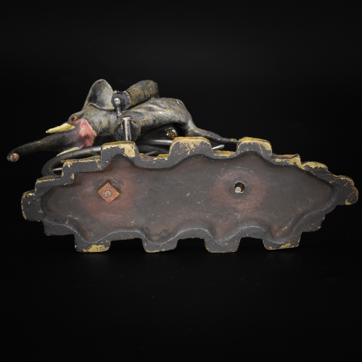 Elephant On A High-wheeler - Viennese Bronze, Ca. 1900-photo-6