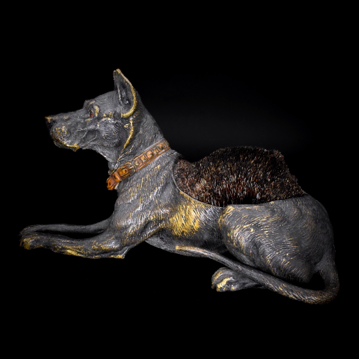 Essuie-plume dogue allemand - Bronze de Vienne, fin du XIXe siècle-photo-3