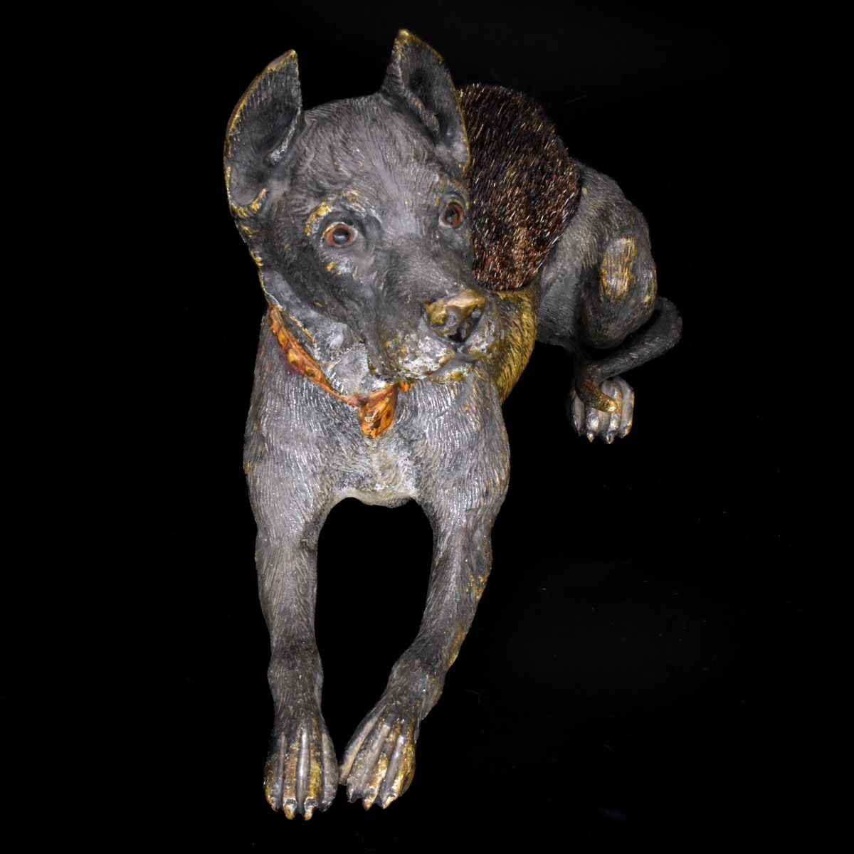 Essuie-plume dogue allemand - Bronze de Vienne, fin du XIXe siècle-photo-4