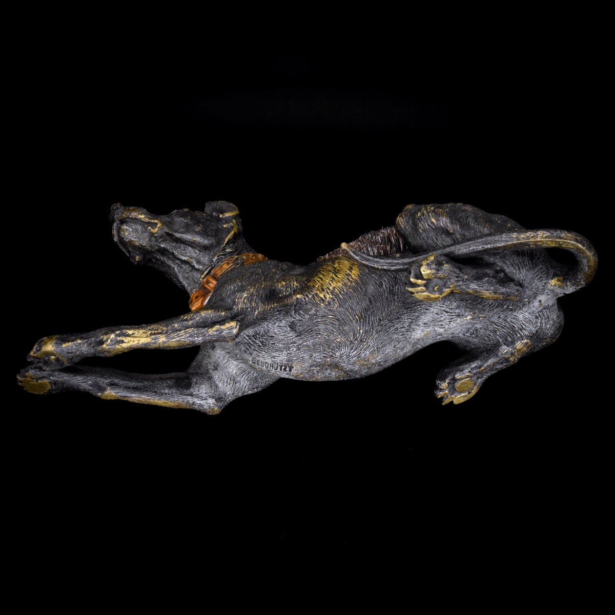 Essuie-plume dogue allemand - Bronze de Vienne, fin du XIXe siècle-photo-6