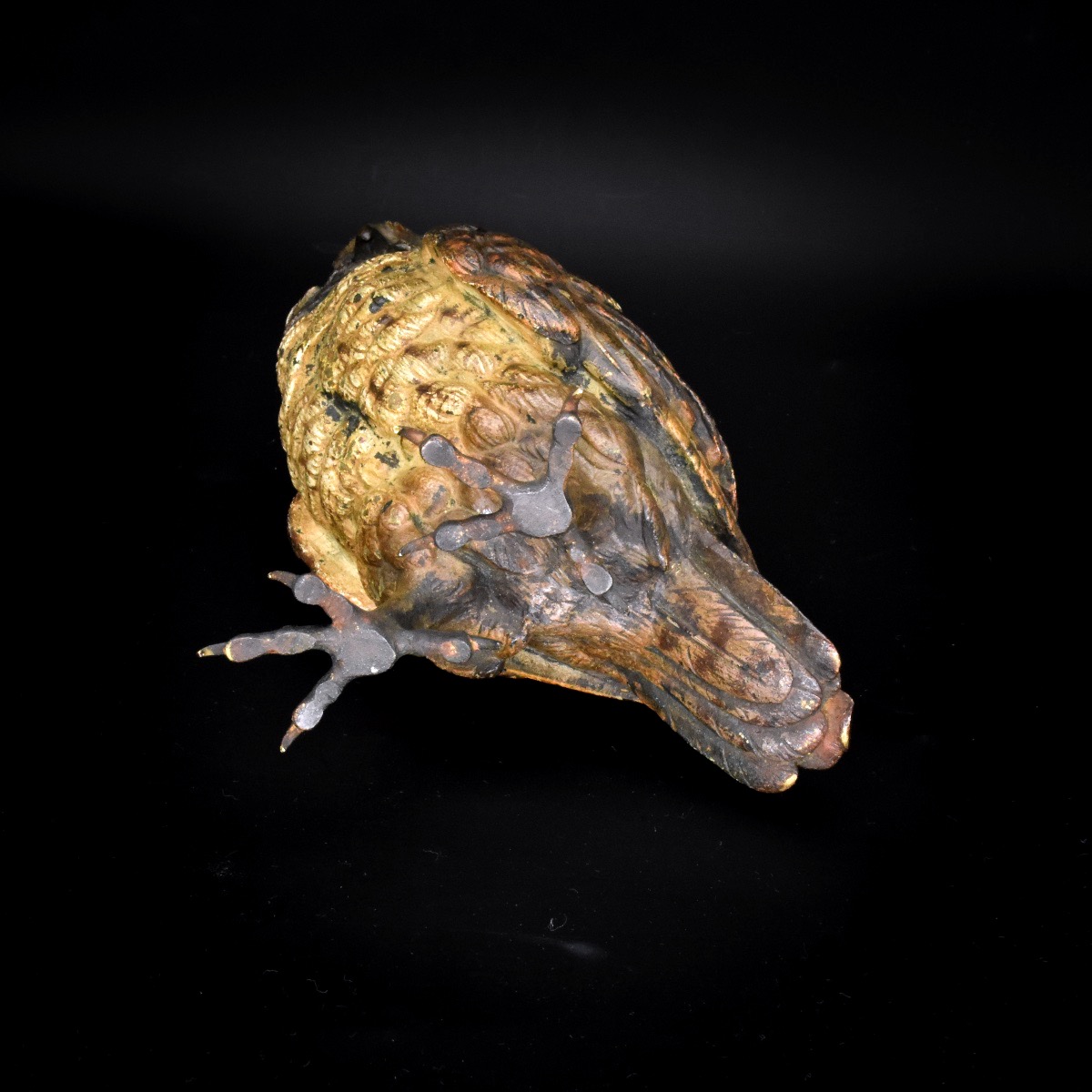 Hibou - Bronze de Vienne, fin du XIXe siècle-photo-2