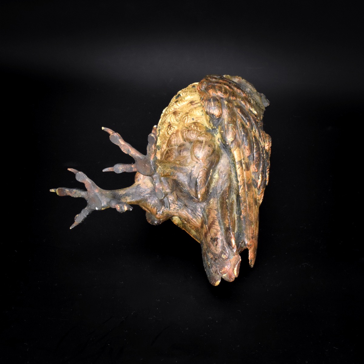 Hibou - Bronze de Vienne, fin du XIXe siècle-photo-3