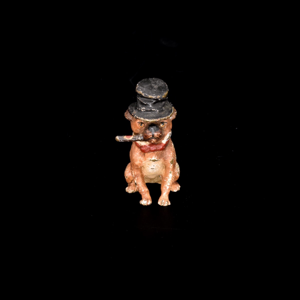 Bouledogue fumant le cigare - Bronze de Vienne, début XXe siècle