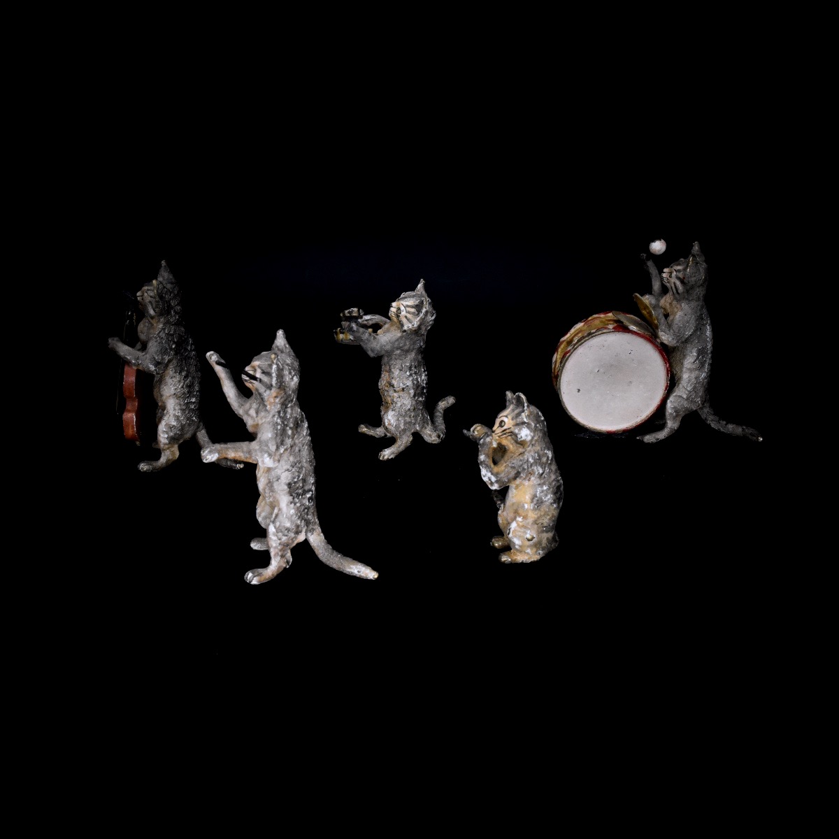 Cat Orchestra - Vienna Bronze, Bergmann, Late 19th Century-photo-3