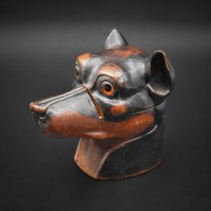 Encrier Dobermann &ndash; For&ecirc;t-Noire, fin XIXe si&egrave;cle