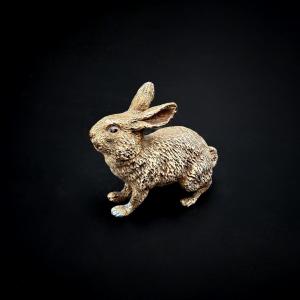 Petit lapin - Bronze de Vienne, fin XIXème siècle 