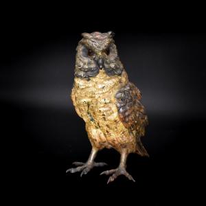 Hibou - Bronze de Vienne, fin du XIXe siècle