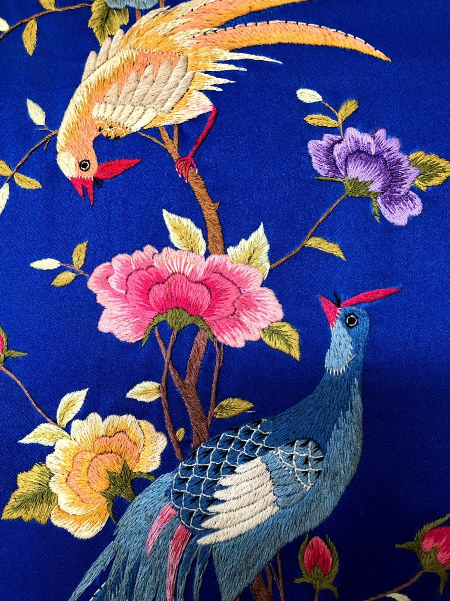 Broderie Japonisante Encadrement Bambou-photo-2