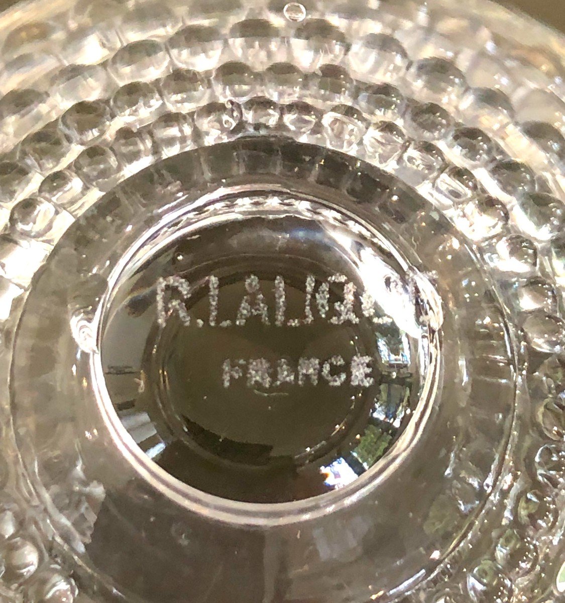 Rene Lalique 6 Coupes A Champagne  en Cristal modèle Nippon R.LALIQUE-photo-2