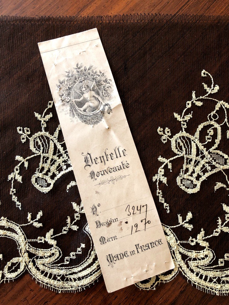 Metrage Dentelle Bicolor Broderie