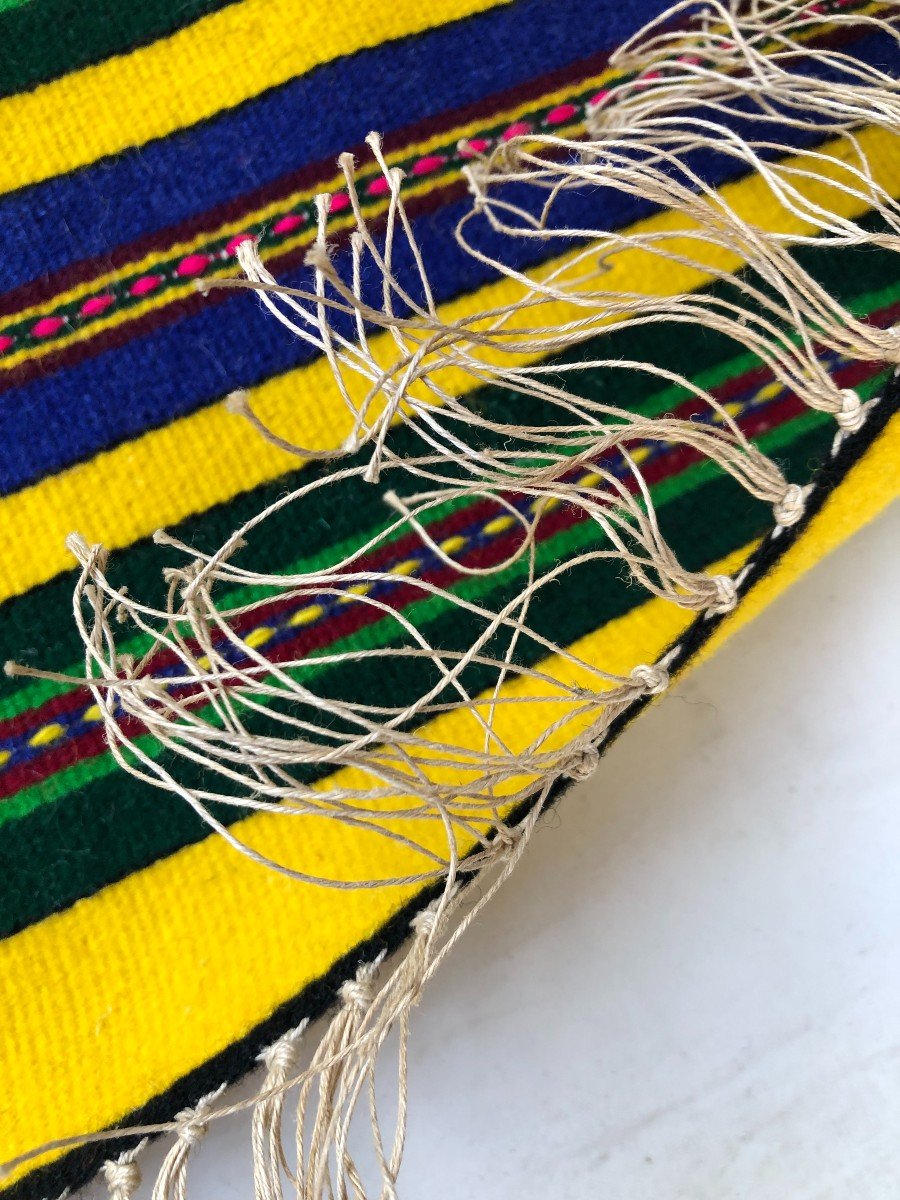 Textile North Africa Morocco Chale Pagne Work On Job-photo-4