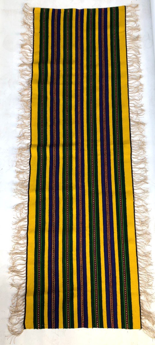 Textile North Africa Morocco Chale Pagne Work On Job