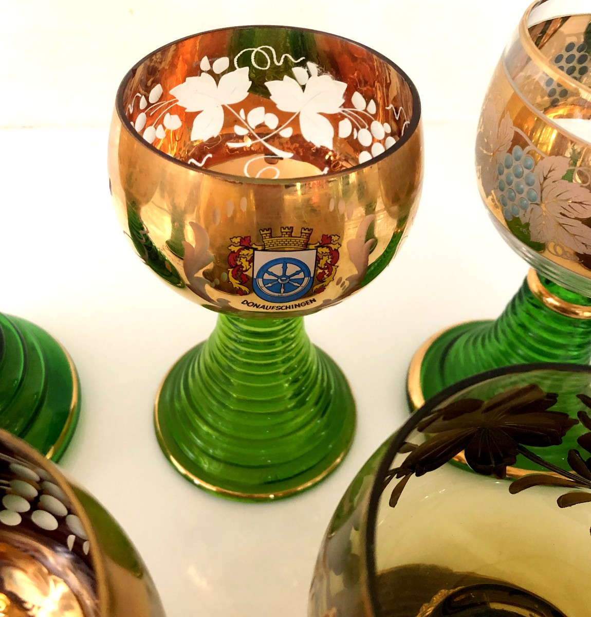 10 Glass Roemer Win Forestier Crystal Collection Germany-photo-1