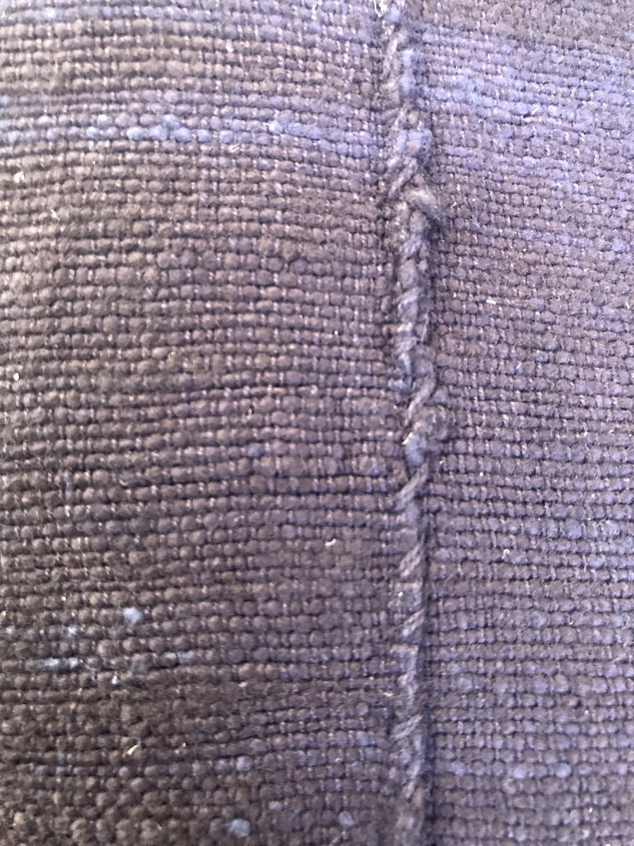 Old African Indigo Handmade Loincloth-photo-2