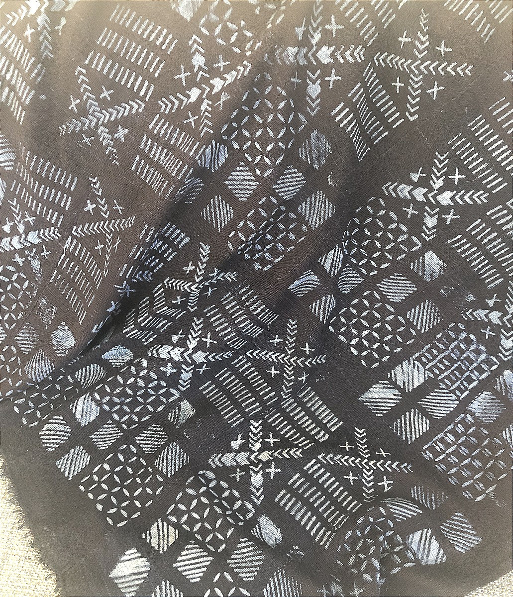 Old African Indigo Handmade Loincloth-photo-3