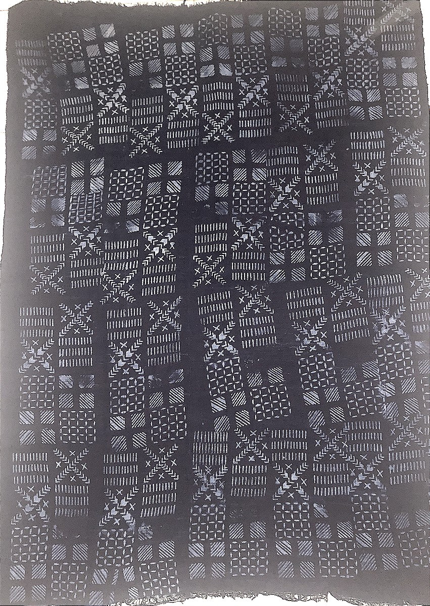 Old African Indigo Handmade Loincloth-photo-2