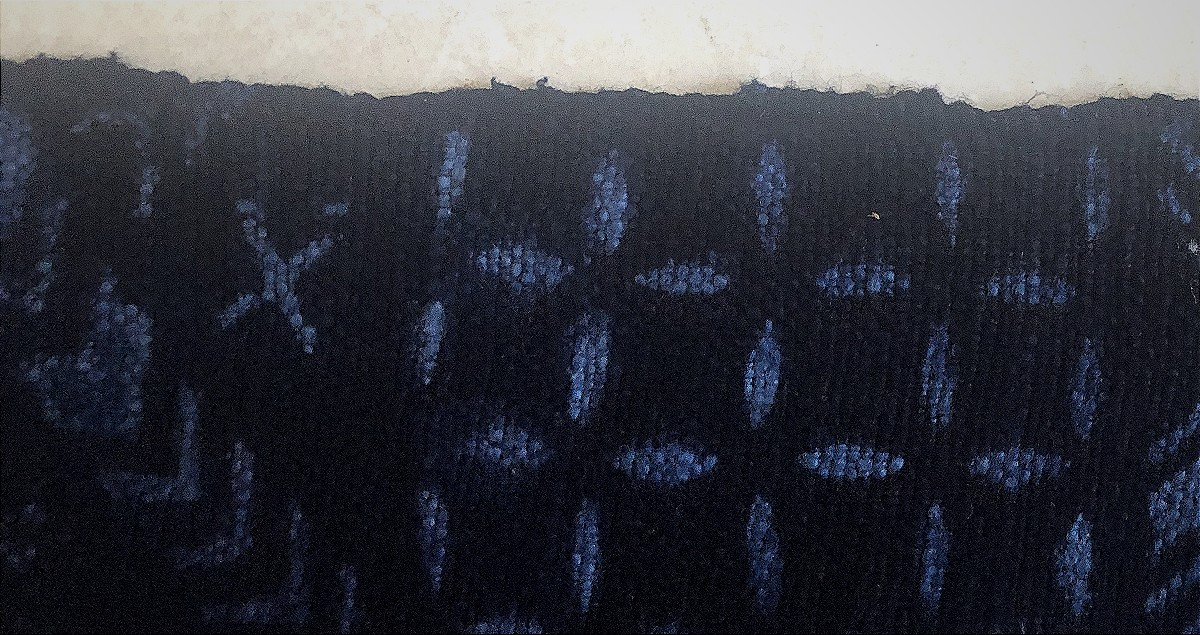 Old African Indigo Handmade Loincloth-photo-3
