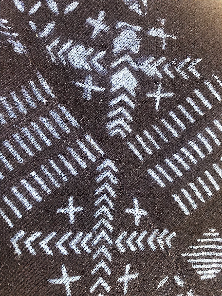 Old African Indigo Handmade Loincloth-photo-4