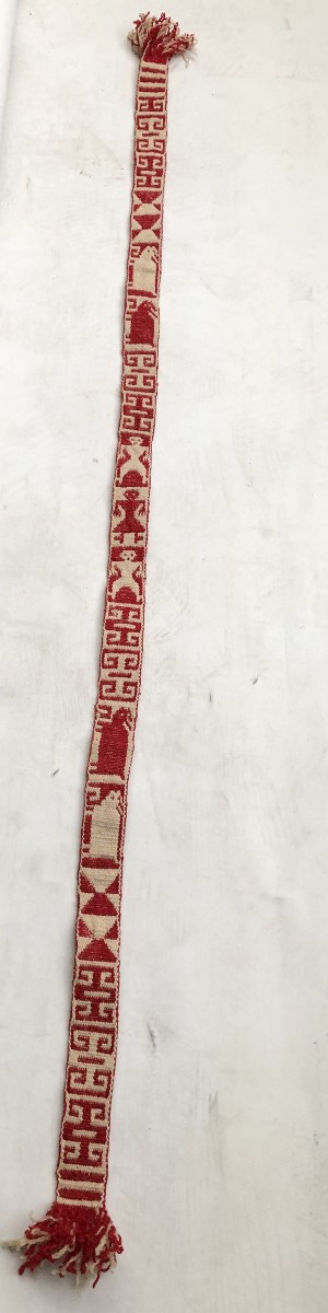 TISSU ANCIEN GALON CEINTURE GAUCHO CRIOLLO AMERIQUE DU SUD -photo-4