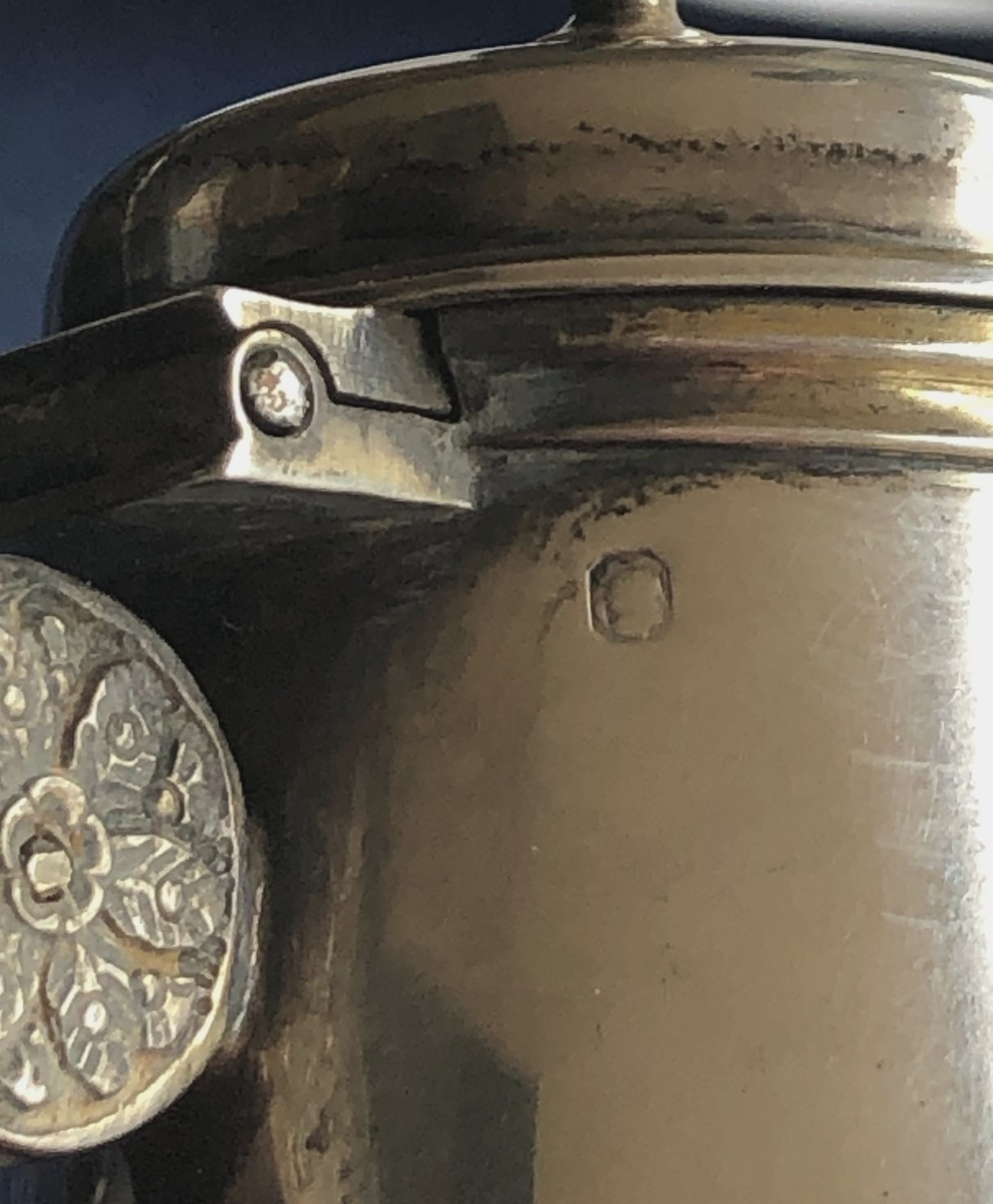 PETITE CAFETIERE VERSEUSE ARGENT MASSIF -photo-4