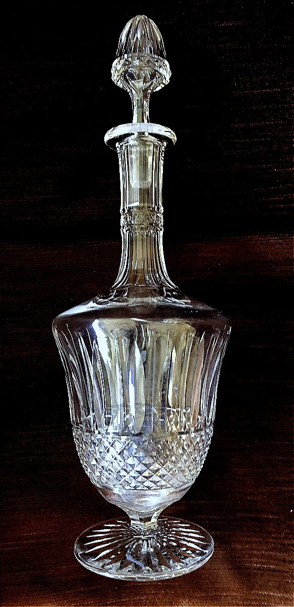 Saint Louis Cristal Taille Carafe A Vin Modele Tommy-photo-6