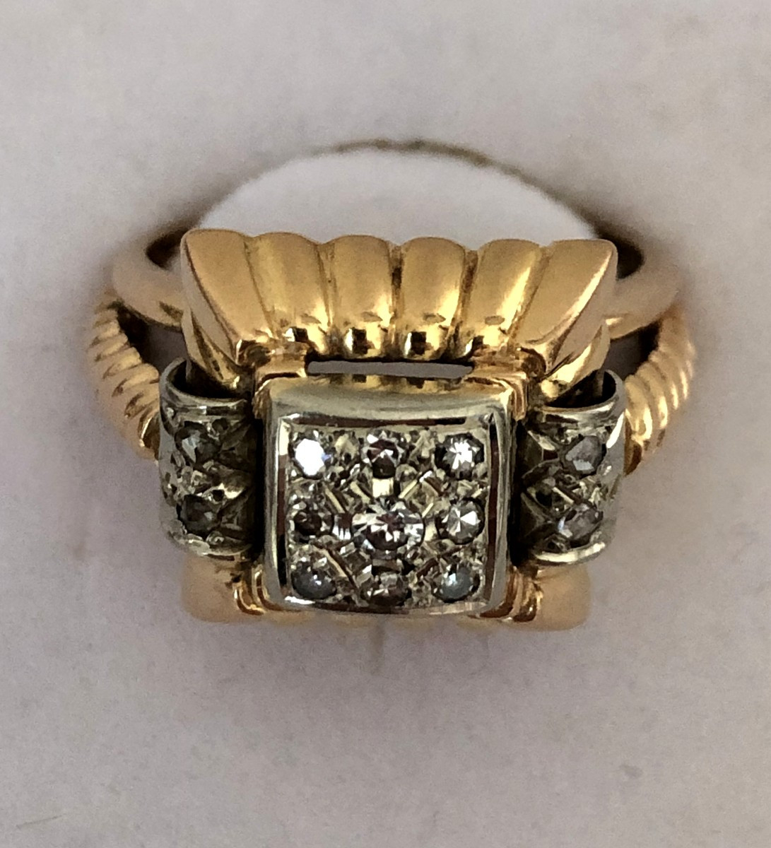 BAGUE OR ET DIAMANTS-photo-2