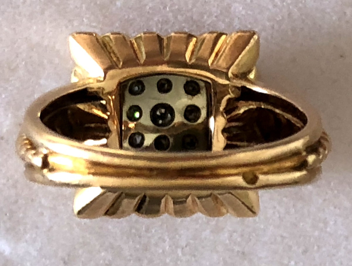 BAGUE OR ET DIAMANTS-photo-3