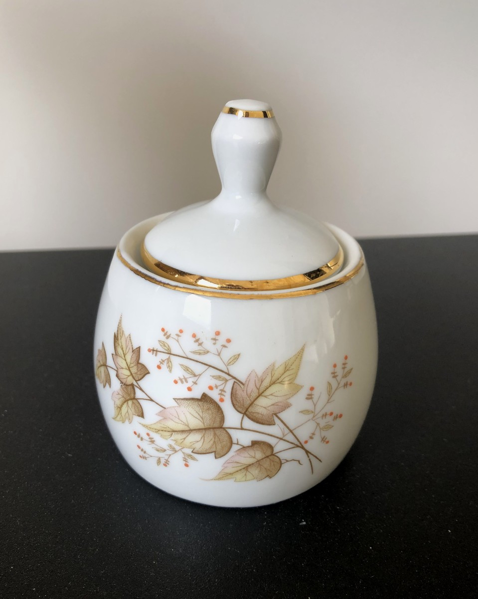 SERVICE A CAFE MOKA PORCELAINE ALLEMANDE MID CENTERY-photo-4