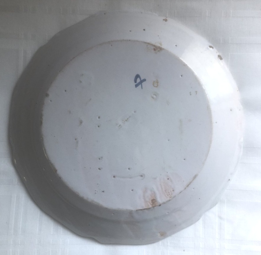 Earthenware Plate Nevers Montgolfiere La Charliere-photo-2