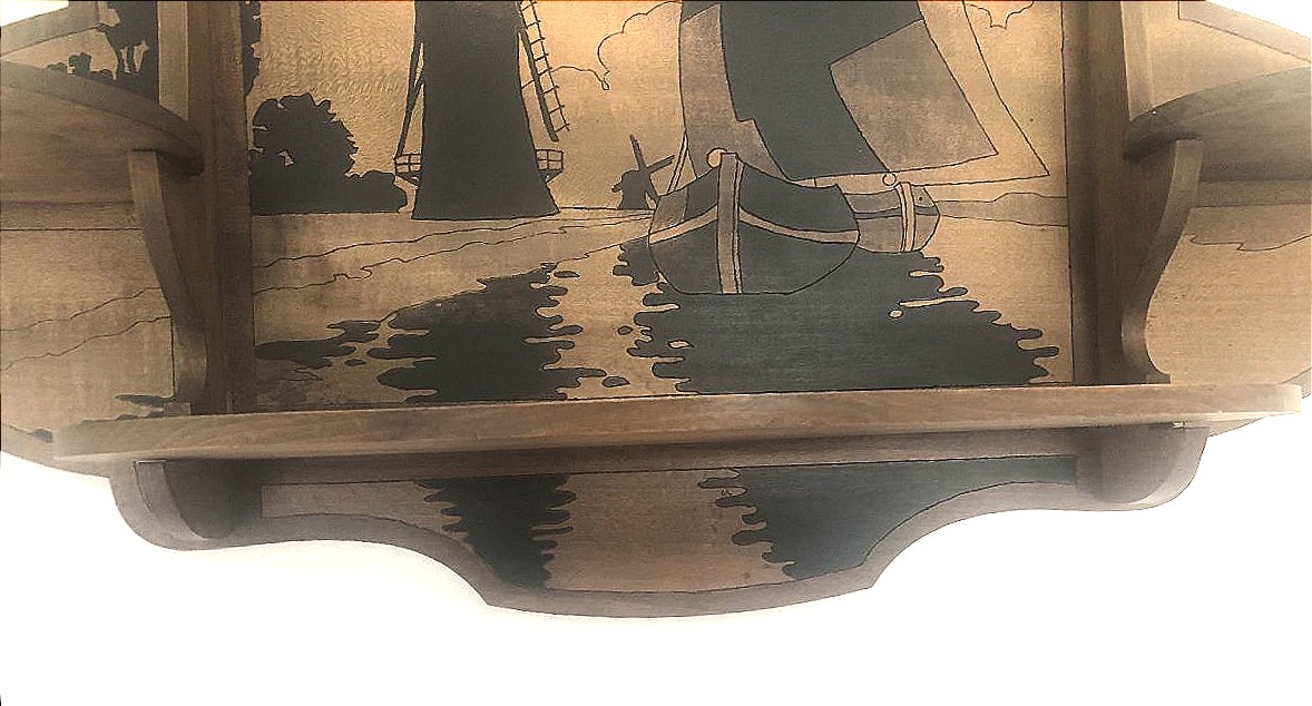 Inlaid Shelving Mill And Boats-photo-4