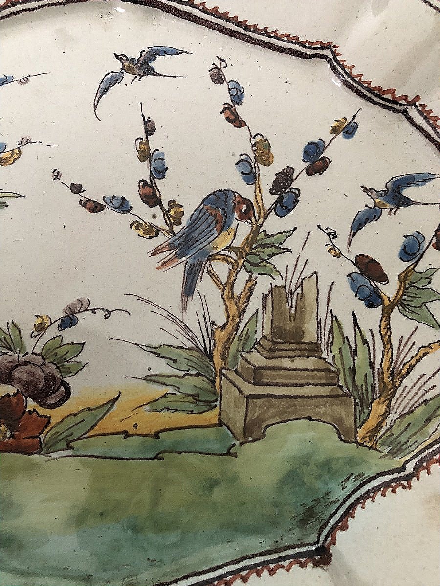 PLAT ANCIEN EN FAIENCE ITALIE FERNIANI FAENZA-photo-1