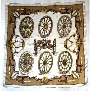 Square Hermes 1967 "the Cannon Wheels" Caty Latham