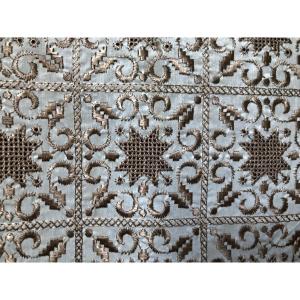 Antique Fabric, Arabic Lace, Tunisian Embroidery, Chebka