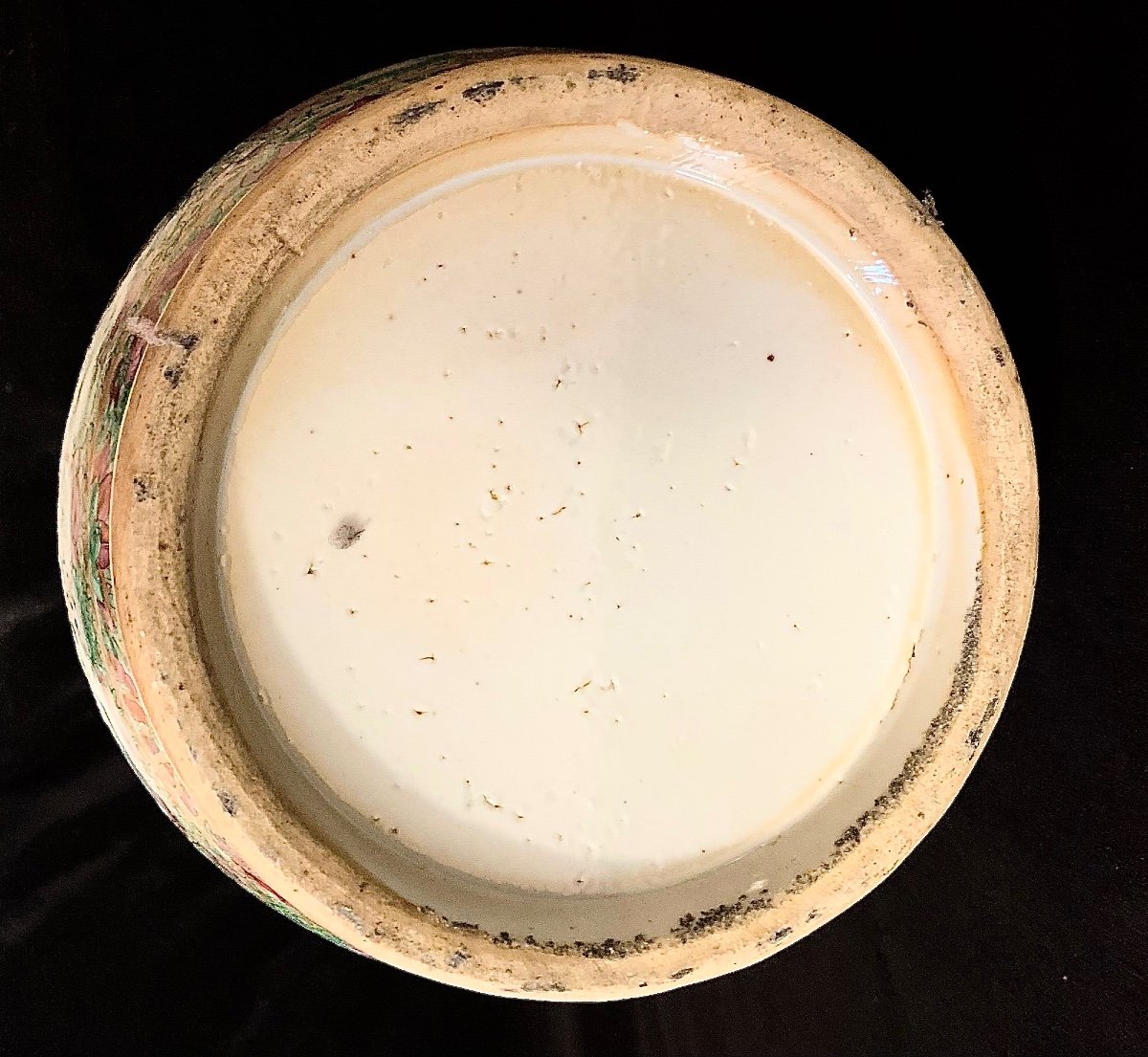 Vase Du 19ème Siècle En Céramique Colorée - Chine - Hauteur 61 Cm-photo-4