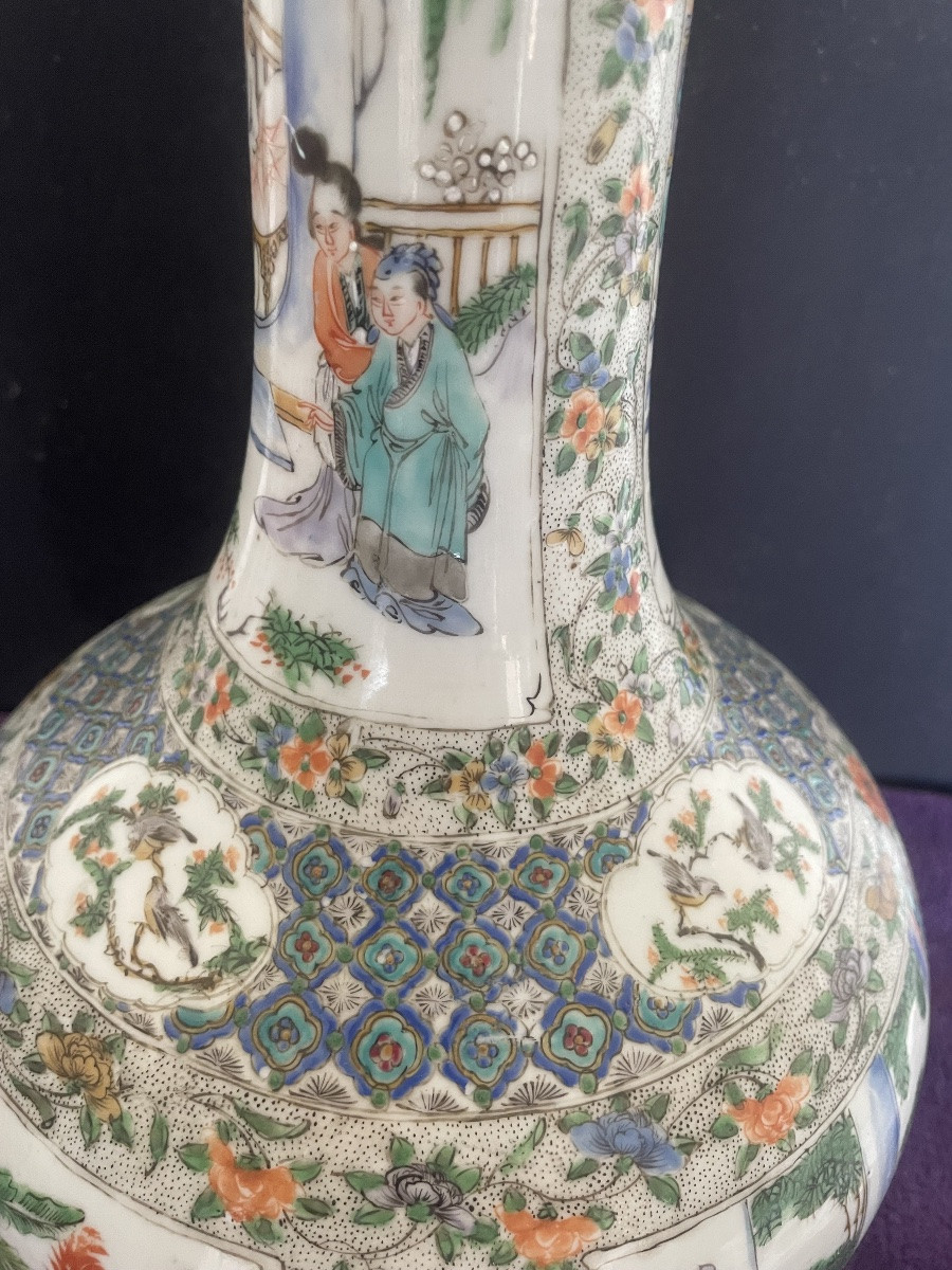 Vase  en Porcelaine   De Chine   19ème-photo-3