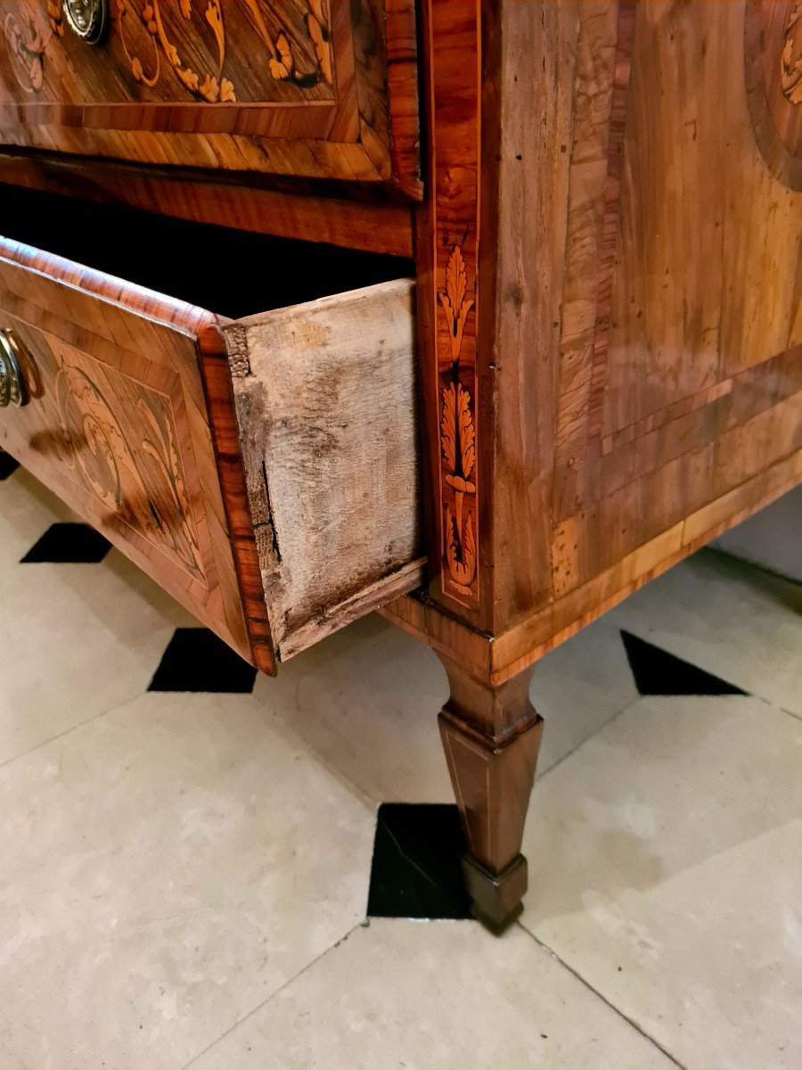 Commode Italienne Fin XVIIIème (1790) Région De Lombardie, Atelier Giuseppe Maggiolini (1734-18-photo-2