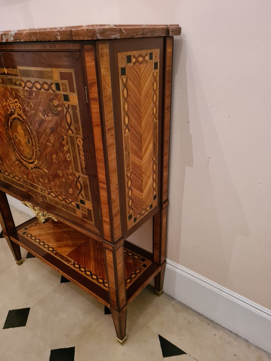 Louis XVI Style Cabinet Secretary, Mid-19th Century.-photo-3