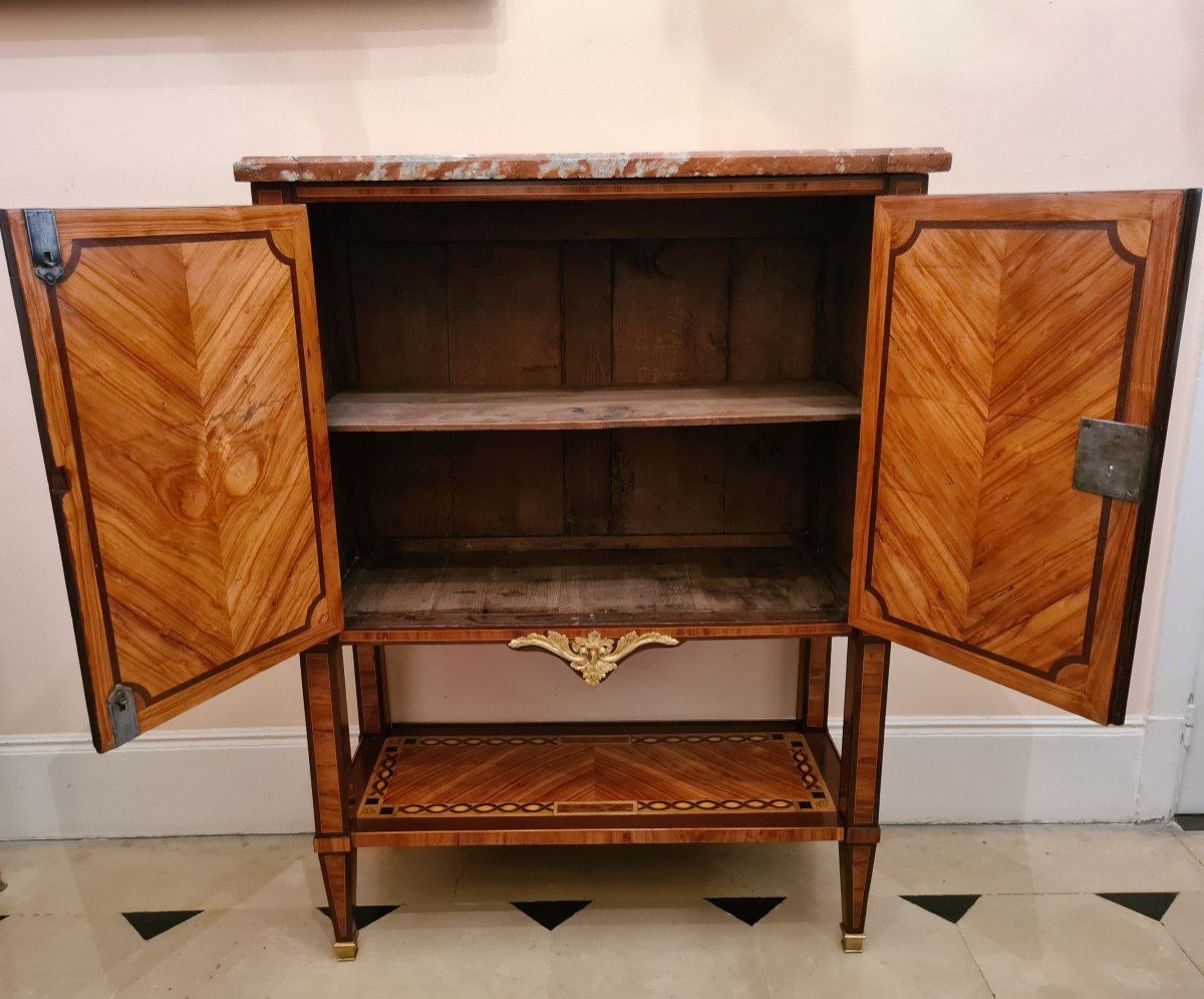 Louis XVI Style Cabinet Secretary, Mid-19th Century.-photo-1