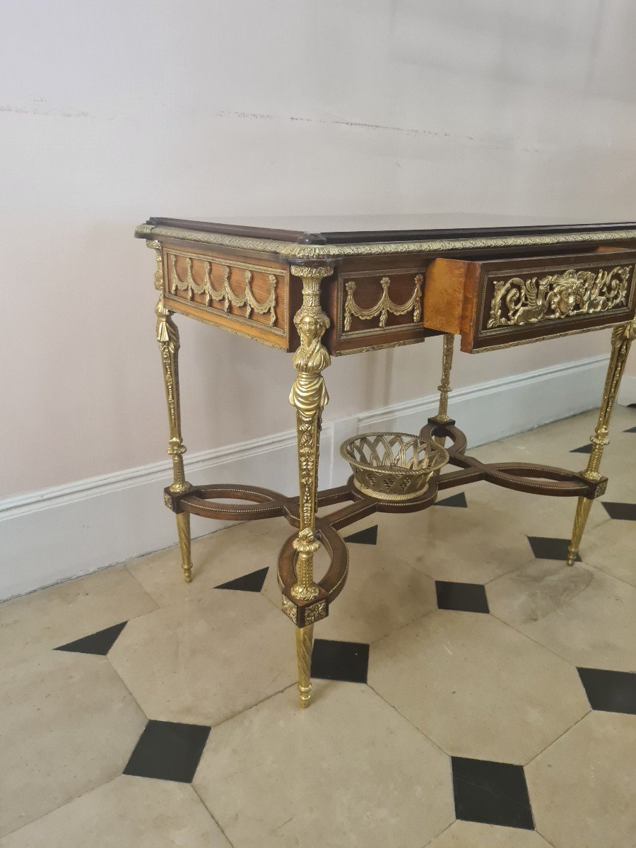 After Adam Weisweiler Vanity Table Delivered For Marie-antoinette In Saint Cloud In 1785. -photo-3