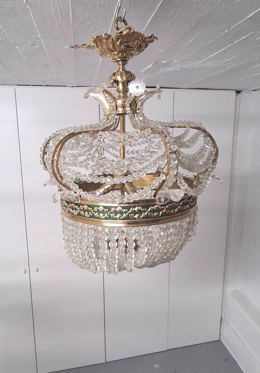 Lustre Montgolfiere  Style Napoléon III, -photo-4