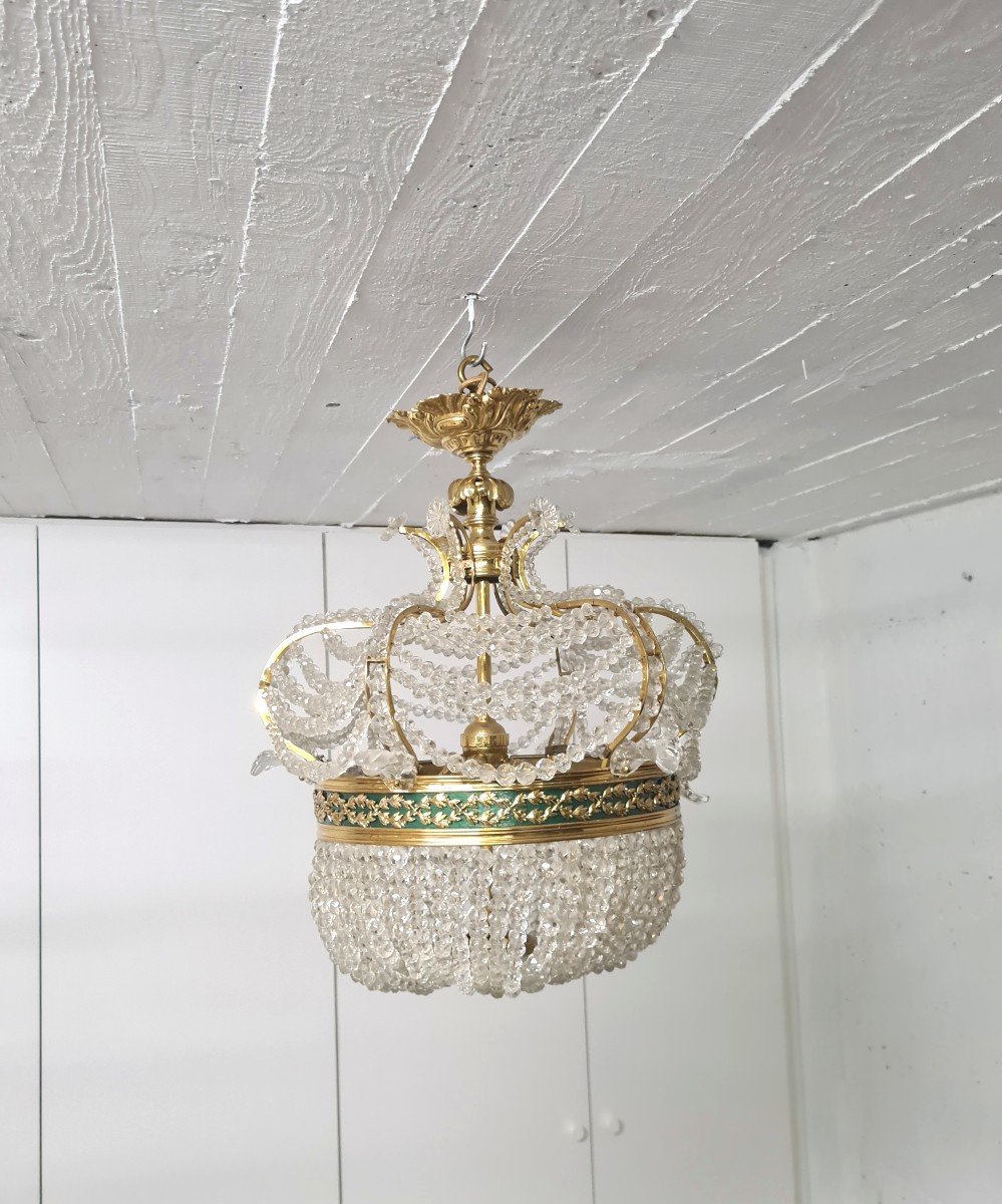 Lustre Montgolfiere  Style Napoléon III, 