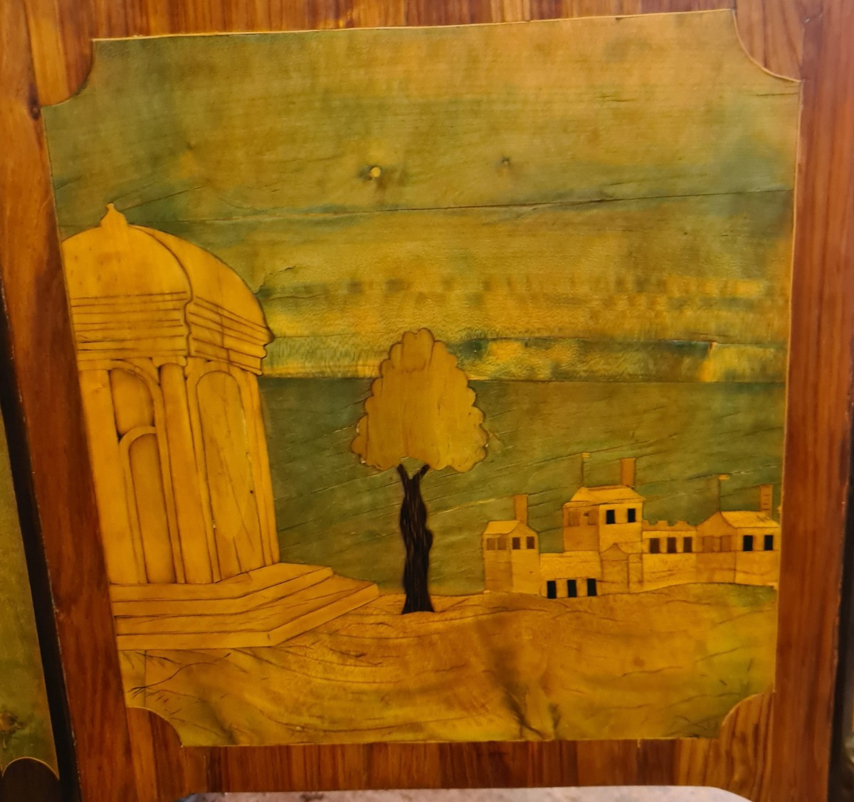 Transition Period Chest Of Drawers Stamped Petit And Boudin In Marquetry-photo-3