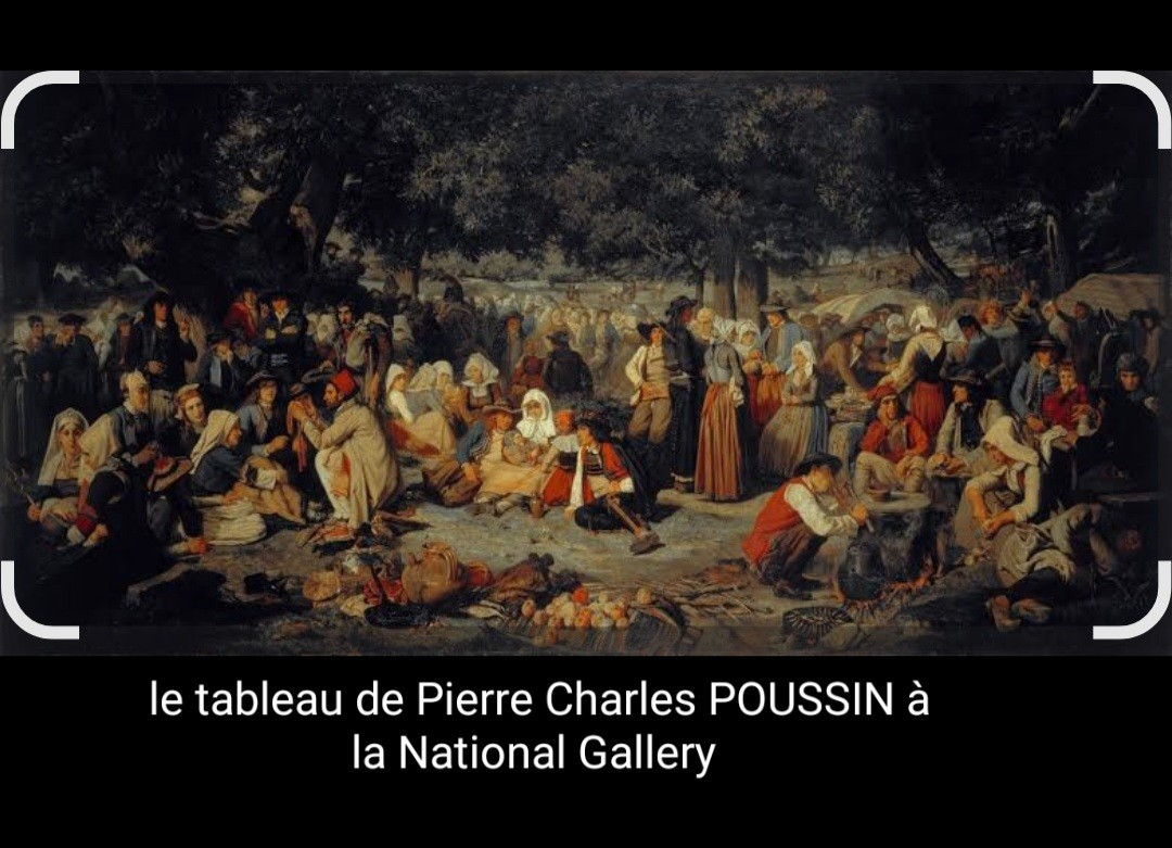 Pierre Charles Poussin (1819-1904) The Beggars' Festival - Dated And Signed 1855 - 119 X 139 Cm-photo-6